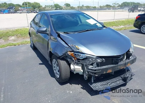 2017 Toyota Corolla L из США, поврежденный, VIN 5YFBURHE4HP595843